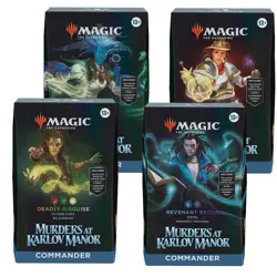 MTG Murders at Karlov Manor Commander Deck Sealed Case - Image 1