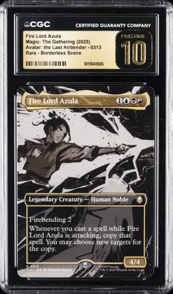 2025 MTG: AVATAR: THE LAST AIRBENDER #0313 FIRE LORD AZULA CGC 10 PRISTINE - Image 1