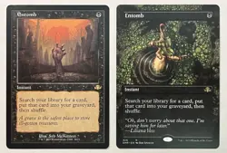 Entomb x2 Non-Foil (Retro Frame & Borderless) DMR Dominaria Remastered MTG - Image 1