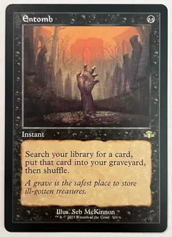 Entomb x2 Non-Foil (Retro Frame & Borderless) DMR Dominaria Remastered MTG - Image 2