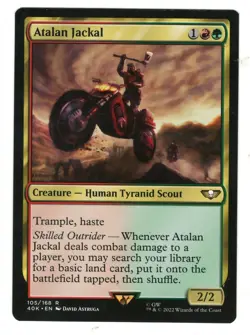 MTG Atalan Jackal Universe Beyond Warhammer 40k Magic the Gathering TCG - Image 1