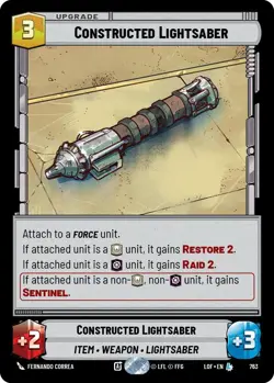 Constructed Lightsaber (Foil) - Foil - 763 - Legends of the Force - NM - Image 1