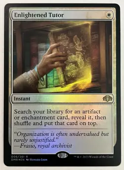 Enlightened Tutor x2 Foil (Regular & Borderless) DMR Dominaria Remastered MTG - Image 2