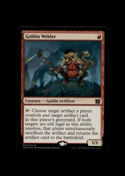 Duel Decks: Elves vs. Inventors #35 Goblin Welder Foil NM - Image 1