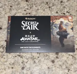 MTG Secret Lair x Avatar The Last Airbender One with the Elements ~ Sealed! - Image 1