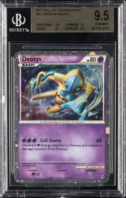 2011 POKEMON CALL OF LEGENDS HOLO #SL1 DEOXYS BGS 9.5 - Image 1