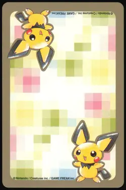 SCIZOR NO. 212 4 OF SPADES GOLD POKEMON POKER CARD JAPANESE 1999 - Image 3