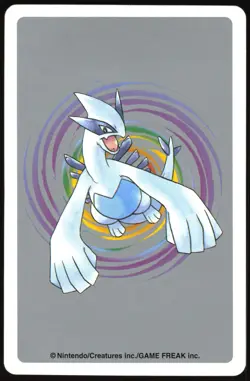 SLOWKING NO. 199 KING OF SPADES POKEMON SILVER POKER CARD JAPANESE 1999 - Image 3