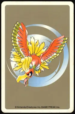 QUILAVA NO. 156 7 OF CLUBS GOLD POKEMON POKER CARD JAPANESE GOLD 1999 - Image 3