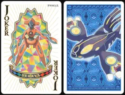 DEOXYS NO. 386 JOKER OMEGA SAPPHIRE POKER CARD POKEMON JAPANESE 2015 - Image 1
