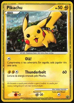 PIKACHU PW WORLD COLLECTION PORTUGUESE POKEMON JAPANESE - Image 2