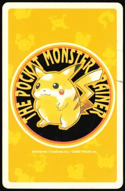 SNORLAX NO. 143 4 OF SPADES YELLOW POCKET MONSTER POKER CARD POKEMON JAPANESE - Image 3