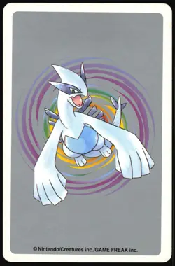 SHUCKLE NO. 213 10 OF CLUBS POKEMON SILVER POKER CARD JAPANESE 1999 - Image 3