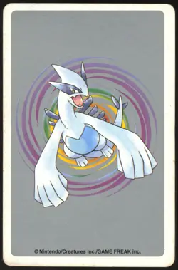 GENGAR NO. 094 6 OF DIAMONDS POKEMON SILVER POKER CARD JAPANESE 1996 - Image 3