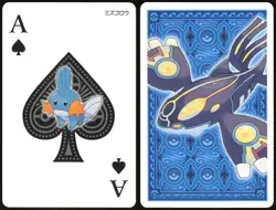 MUDKIP NO. 258 ACE OF SPADES OMEGA SAPPHIRE POKER CARD POKEMON JAPANESE 2015 - Image 1