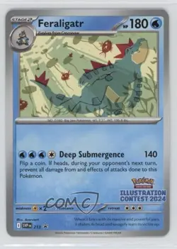 Feraligatr (Illustration Contest 2024) Pokemon Scarlet & Violet Black Star Promo - Image 1