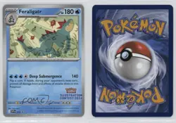 Feraligatr (Illustration Contest 2024) Pokemon Scarlet & Violet Black Star Promo - Image 3