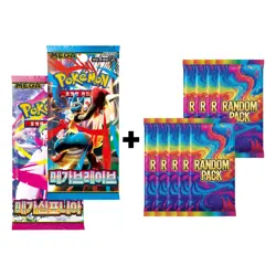 11 Packs (Mega Brave + Symphonia + 9) Pokemon TCG Booster Factory Sealed Korean - Image 1