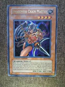 Amazoness Chain Master (SP1-EN002) Ultra Rare Limited Edition Yu-Gi-Oh!!! - Image 1