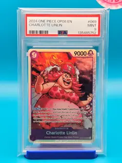 PSA 9 - 2024 ONE PIECE OP08-TWO LEGENDS 069 CHARLOTTE LINLIN - Image 1