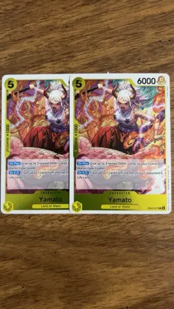 EB03-057 X2 Yamato R One Piece Card Game TCG English Rare Holo - Image 1