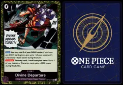 DIVINE DEPARTURE OP13-076 OP13 CARRYING ON HIS WILL ONE PIECE RARE 2025 NM - Image 1