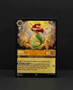 Disney Lorcana TCG The First Chapter Ariel 2/204 Super Rare Non-Foil - Image 1