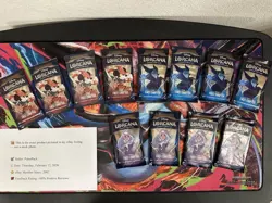 Lot of 12 Disney Lorcana The First Chapter Booster Packs Full Art Set x4 Sealed - Image 1