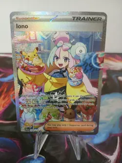 NM Iono 269/193 Paldea Evolved SIR Holo Pokemon Card - Image 1