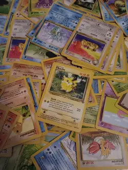 Pokemon TCG Base Set 1999 Card Lot Pikachu Charmander. Over 400 Cards - Image 2