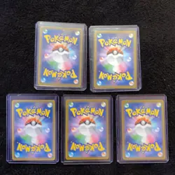 Pokemon Nintendo Rabifuto Umitorio Lot of 5 Holo Cards Japanese - Image 2
