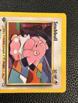 Pokemon Card - Neo Genesis Snubbull 74/111 WOTC - NM - 1st Edition - - Common - Image 2