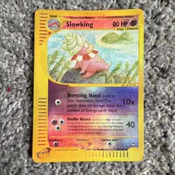 Pokemon Slowking Aquapolis 34/147 Holo Rare 80 HP 2002 Nintendo TCG Card - Image 1