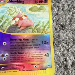 Pokemon Slowking Aquapolis 34/147 Holo Rare 80 HP 2002 Nintendo TCG Card - Image 2