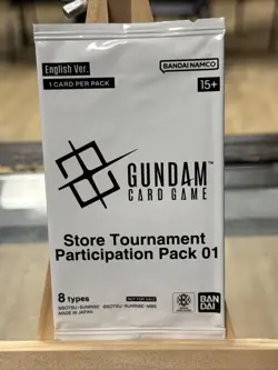 Gundam Card Game*Store Tournament Participation Pack 01*Promo Pack Mult Discount - Image 1