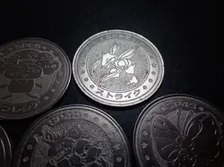 Pokemon Card Meiji Promo Battle Coin x5 Nidoking Scyther Golbat etc #6226 PLAY - Image 2