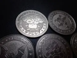 Pokemon Card Meiji Promo Battle Coin x5 Nidoking Scyther Golbat etc #6226 PLAY - Image 3