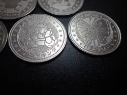 Pokemon Card Meiji Promo Battle Coin x5 Nidoking Scyther Golbat etc #6226 PLAY - Image 5