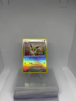 Pokemon Eevee Card TCG 62/100 Platinum Burger King 2008 Reverse Holo Stamped NM - Image 1