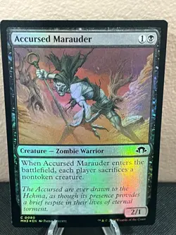 MTG Accursed Marauder FOIL Modern Horizons 3 (MH3) #80 Magic Gathering Card - Image 1