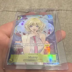 Bandai Stussy Egghead/CP0 Holo Character One Piece CCG OP13-110 7000 Card - Image 4