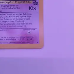 Mew 9 Holo Black Star Promo Wotc Pokemon Card TCG English LP - Image 2