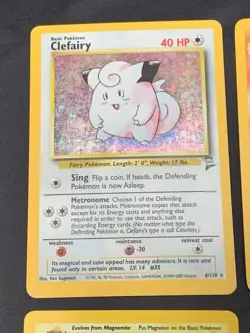 Vintage Holo Rare Pokemon Card Lot WOTC 1999/2000 - Base Set 2, Fossil - MP/HP - Image 2