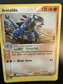 Armaldo - 1/100 - Pokemon Ex Sandstorm Holo Card NM SWIRL - Image 1