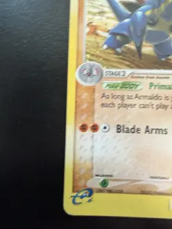 Armaldo - 1/100 - Pokemon Ex Sandstorm Holo Card NM SWIRL - Image 3