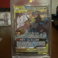 Pokemon Card TCG Reshiram & Zekrom GX 157/236 Cosmic Eclipse Tag Team 2019 GREAT - Image 1