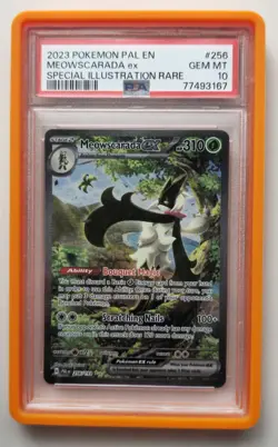 💥PSA 10 - Meowscarada ex 256/193 SIR SV Paldea Evolved - Pokemon Card TCG - Image 1