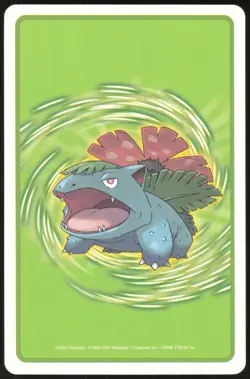 BULBASAUR ACE OF CLUBS POKEMON POKER CARD JAPANESE 2004 - Image 3