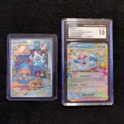 Pokemon Nintendo Vanillish Glaceon Lot of 2 Holo Cards English - Image 1
