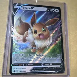 Pokemon Eevee V SWSH065, Flareon V SWSH149, Stufful 154/132 Holo Card Lot - Image 3